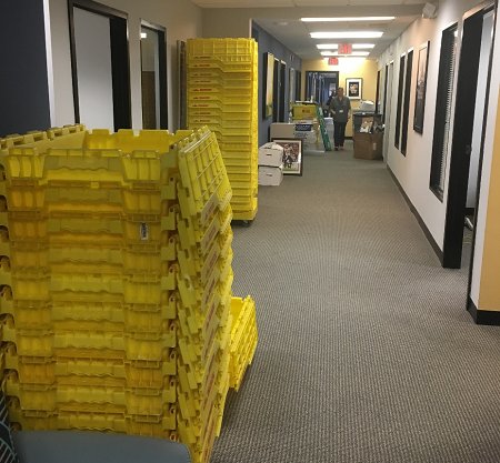 LGA office move packing